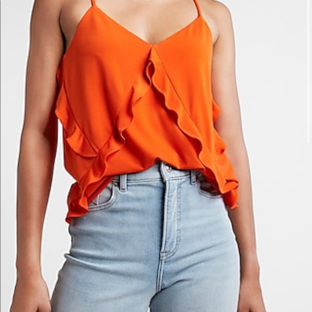 COPY - Express Ruffle Tank Top L